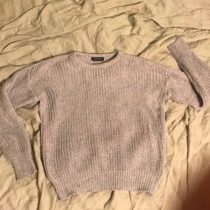 American apparel confetti fisherman’s pullover